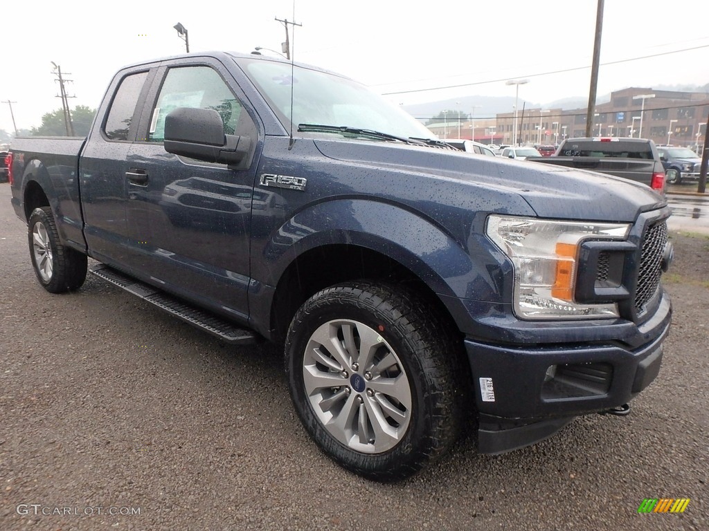 Blue Jeans 2018 Ford F150 STX SuperCab 4x4 Exterior Photo #122594707