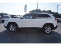 2017 Bright White Jeep Cherokee Limited  photo #4