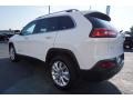 2017 Bright White Jeep Cherokee Limited  photo #5