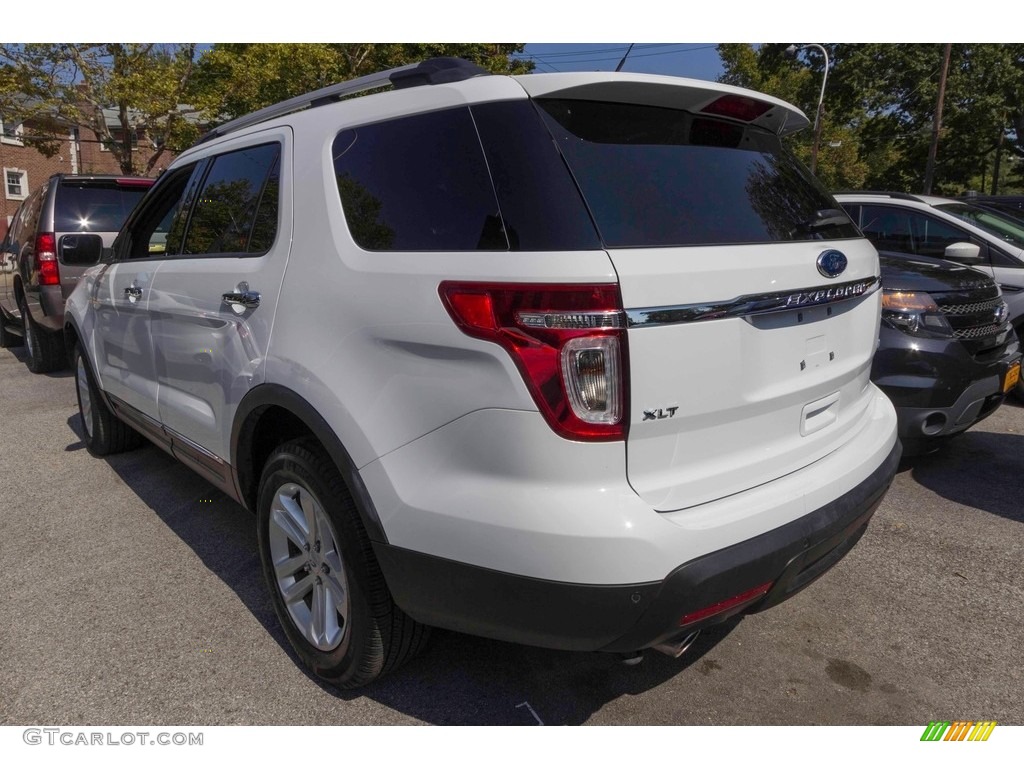 2015 Explorer XLT 4WD - Oxford White / Charcoal Black photo #3