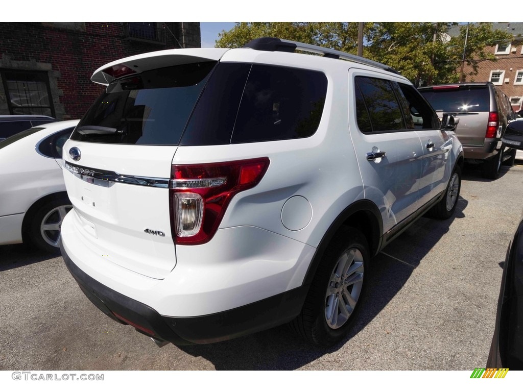 2015 Explorer XLT 4WD - Oxford White / Charcoal Black photo #5