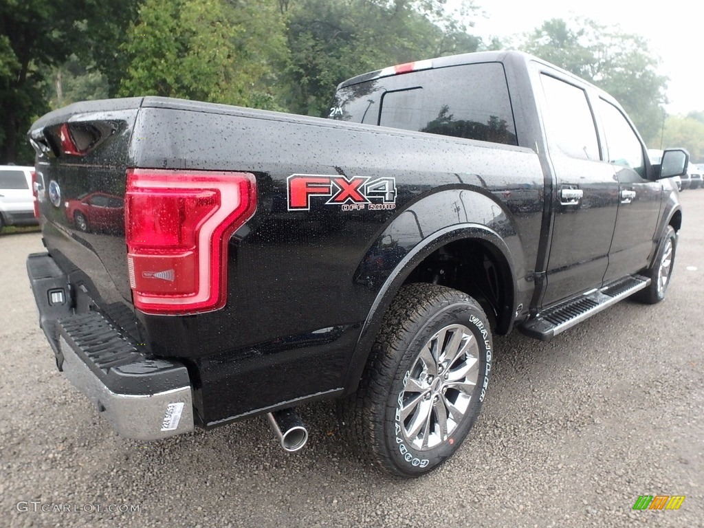 2017 F150 Lariat SuperCrew 4X4 - Shadow Black / Black photo #2