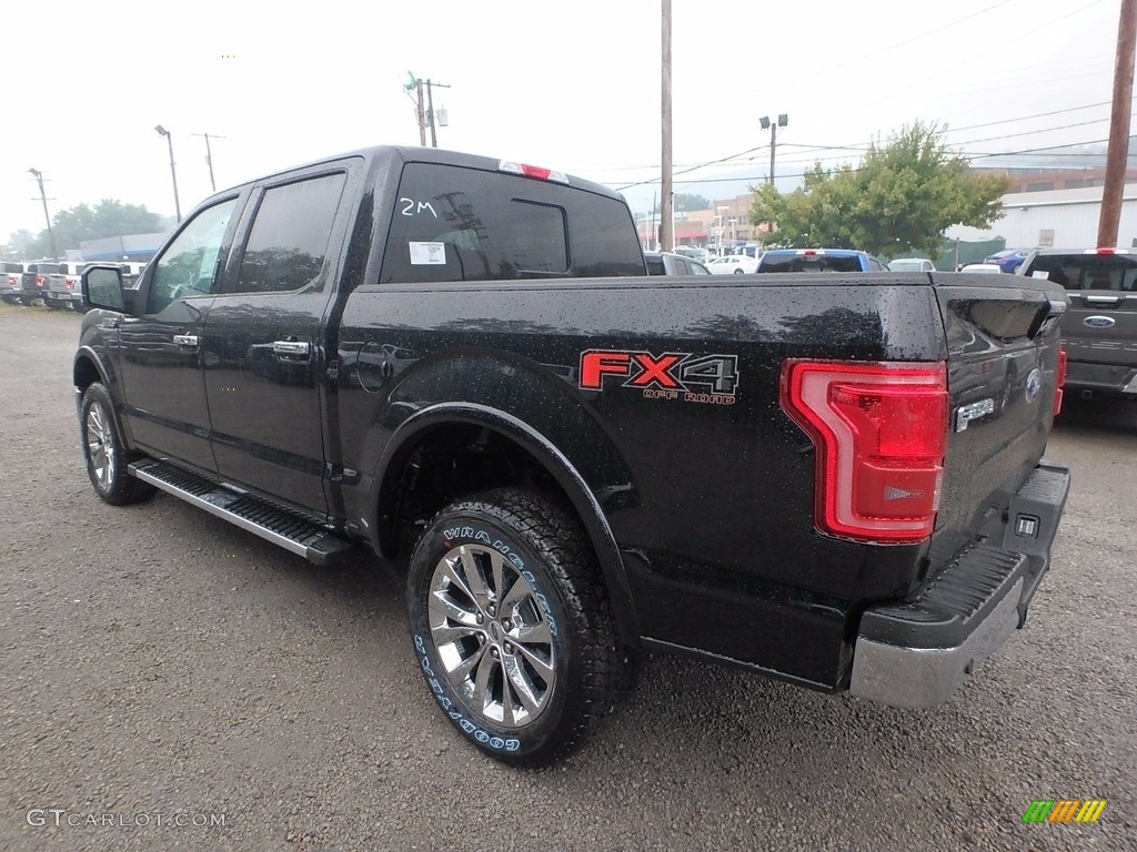 2017 F150 Lariat SuperCrew 4X4 - Shadow Black / Black photo #4