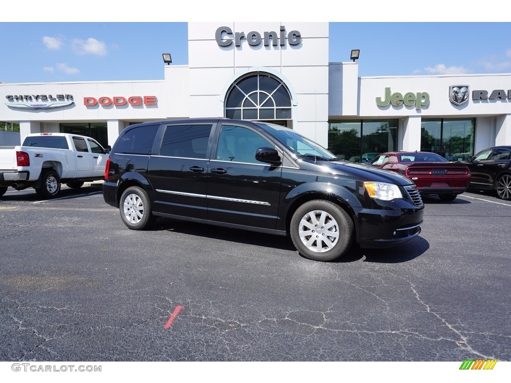 Brilliant Black Crystal Pearl Chrysler Town & Country