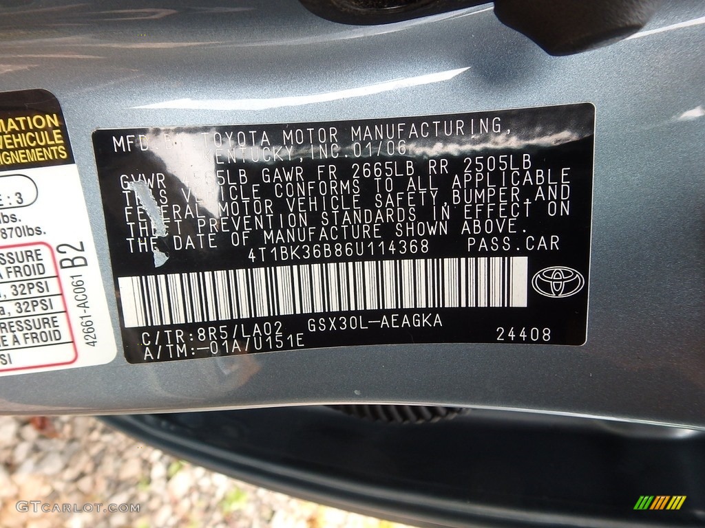 2006 Avalon XLS - Blue Mirage Metallic / Ivory photo #14