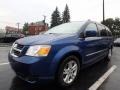 2010 Deep Water Blue Pearl Coat Dodge Grand Caravan SXT  photo #3