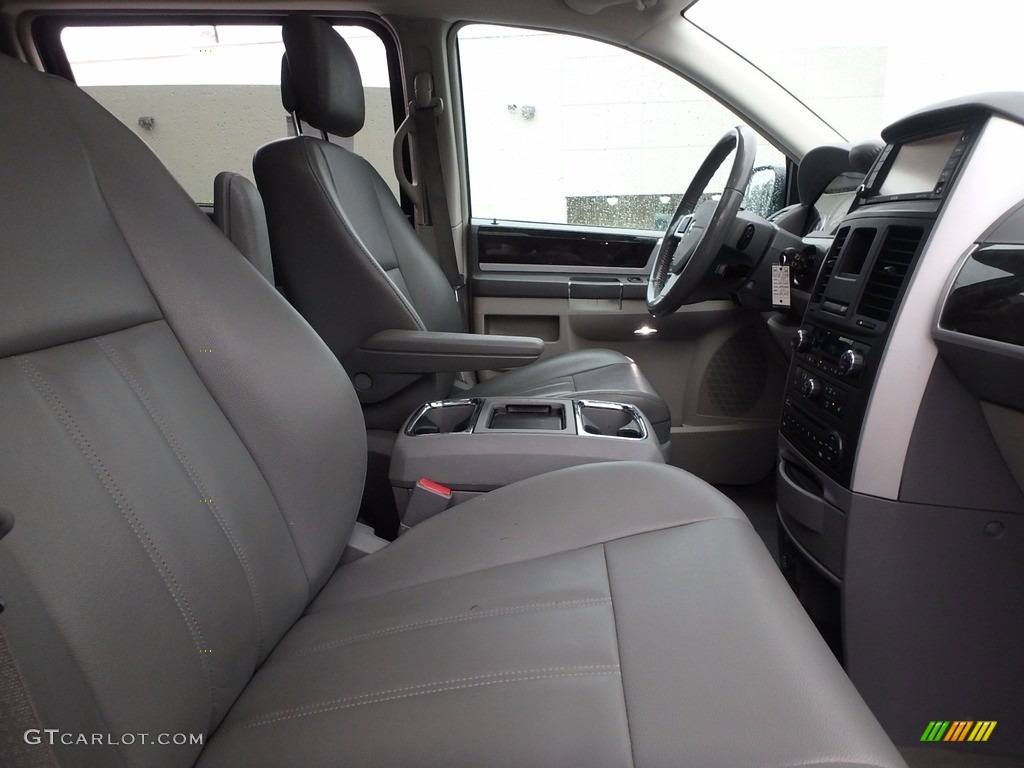 2010 Grand Caravan SXT - Deep Water Blue Pearl Coat / Medium Slate Gray/Light Shale photo #14