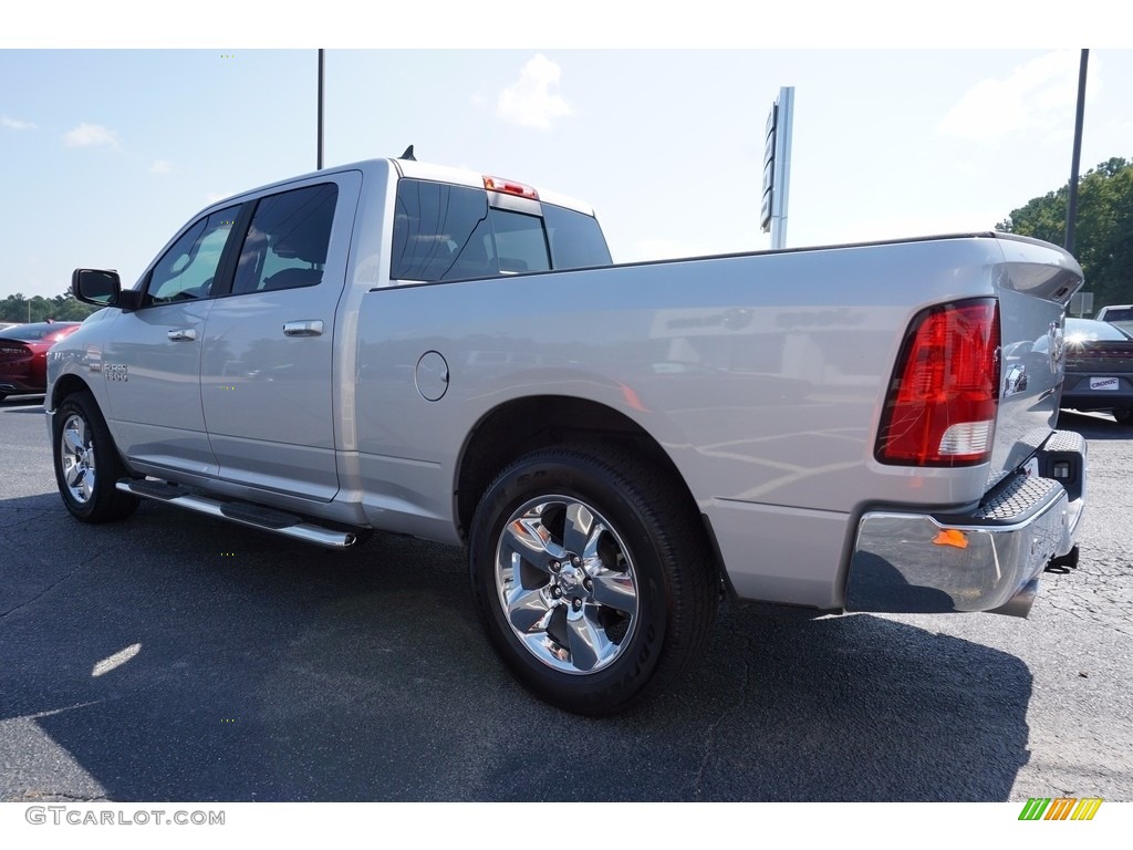 2017 1500 Big Horn Crew Cab - Bright Silver Metallic / Black/Diesel Gray photo #5