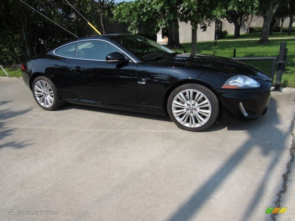 2011 XK XK Coupe - Ebony Black / Warm Charcoal/Warm Charcoal photo #1