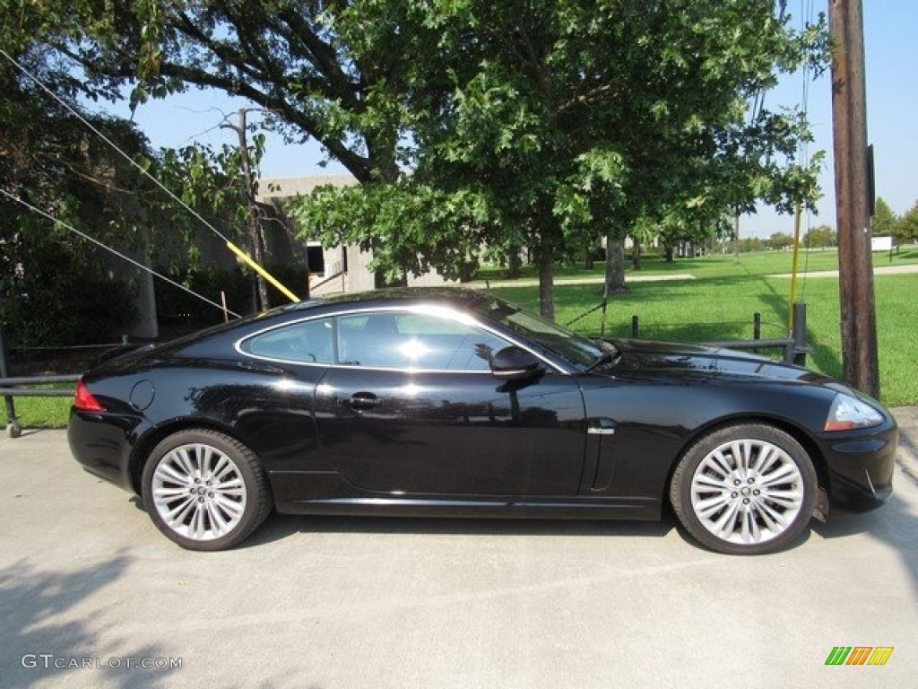 2011 XK XK Coupe - Ebony Black / Warm Charcoal/Warm Charcoal photo #3