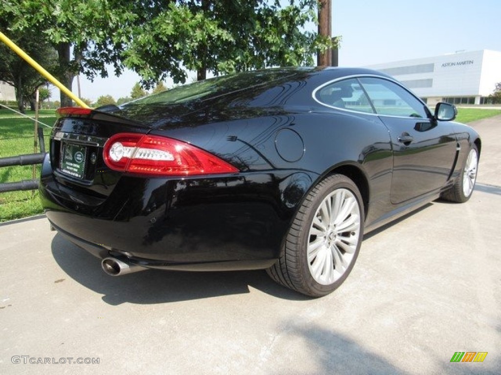 2011 XK XK Coupe - Ebony Black / Warm Charcoal/Warm Charcoal photo #4