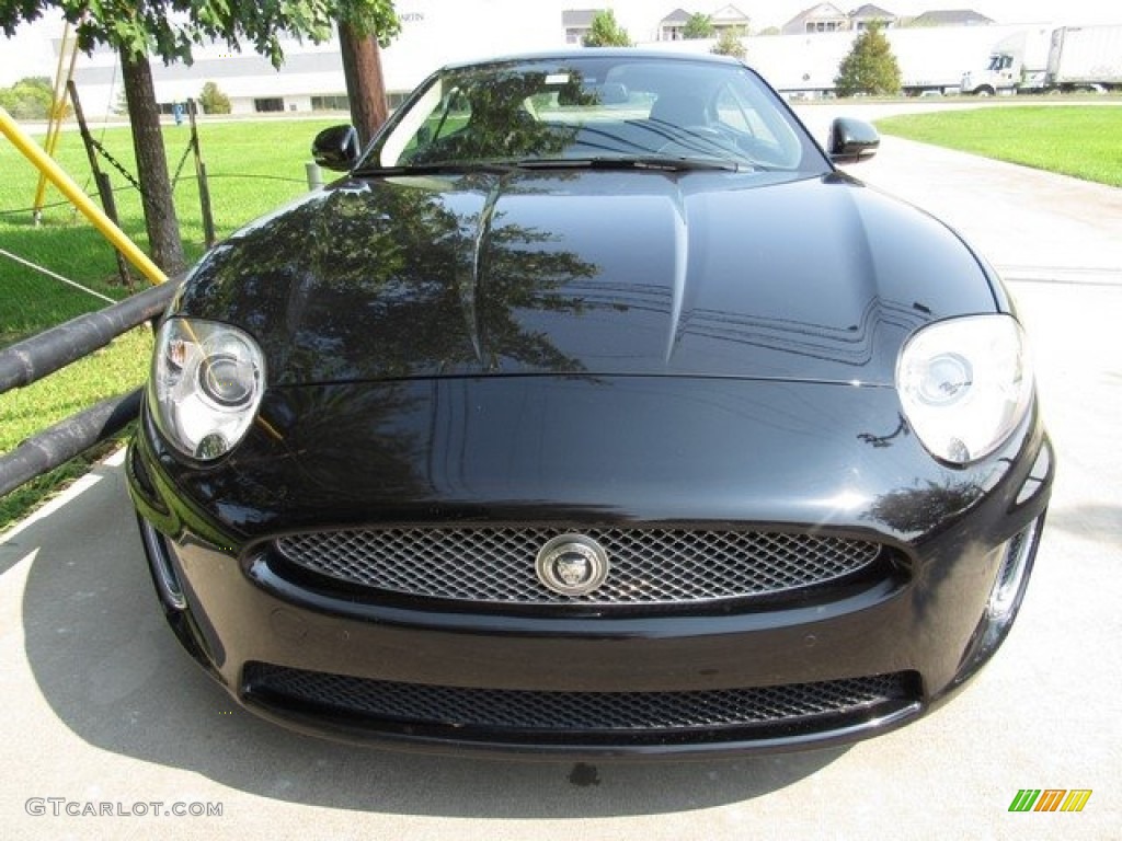 2011 XK XK Coupe - Ebony Black / Warm Charcoal/Warm Charcoal photo #6