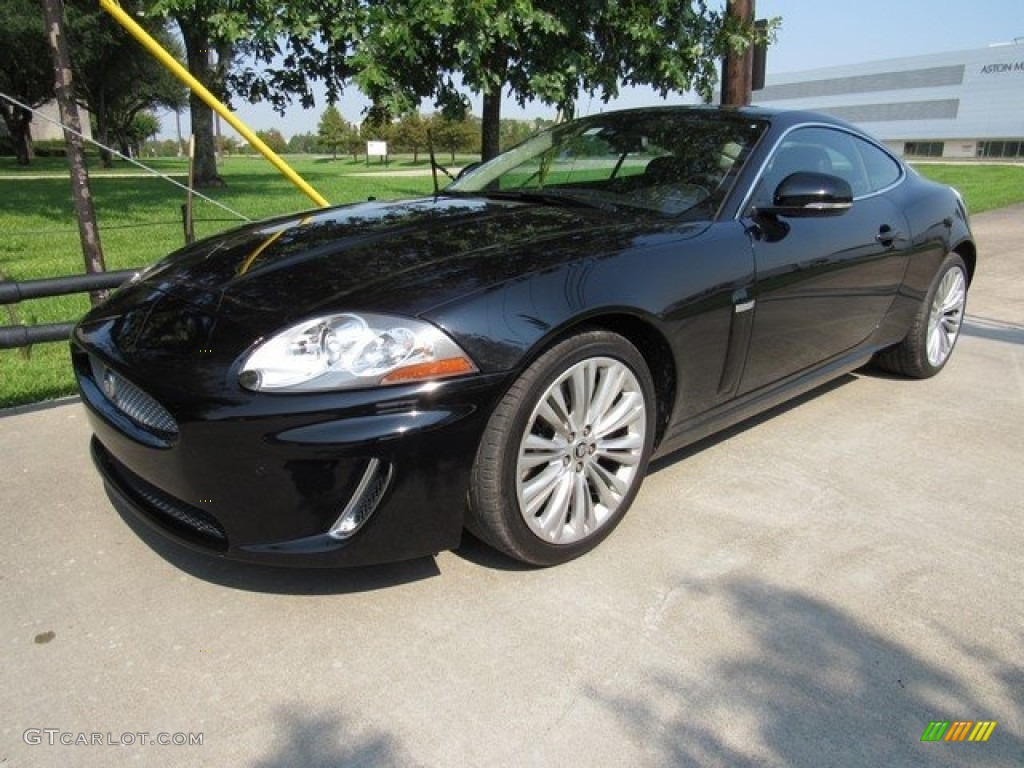 2011 XK XK Coupe - Ebony Black / Warm Charcoal/Warm Charcoal photo #7