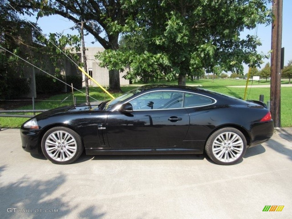2011 XK XK Coupe - Ebony Black / Warm Charcoal/Warm Charcoal photo #8