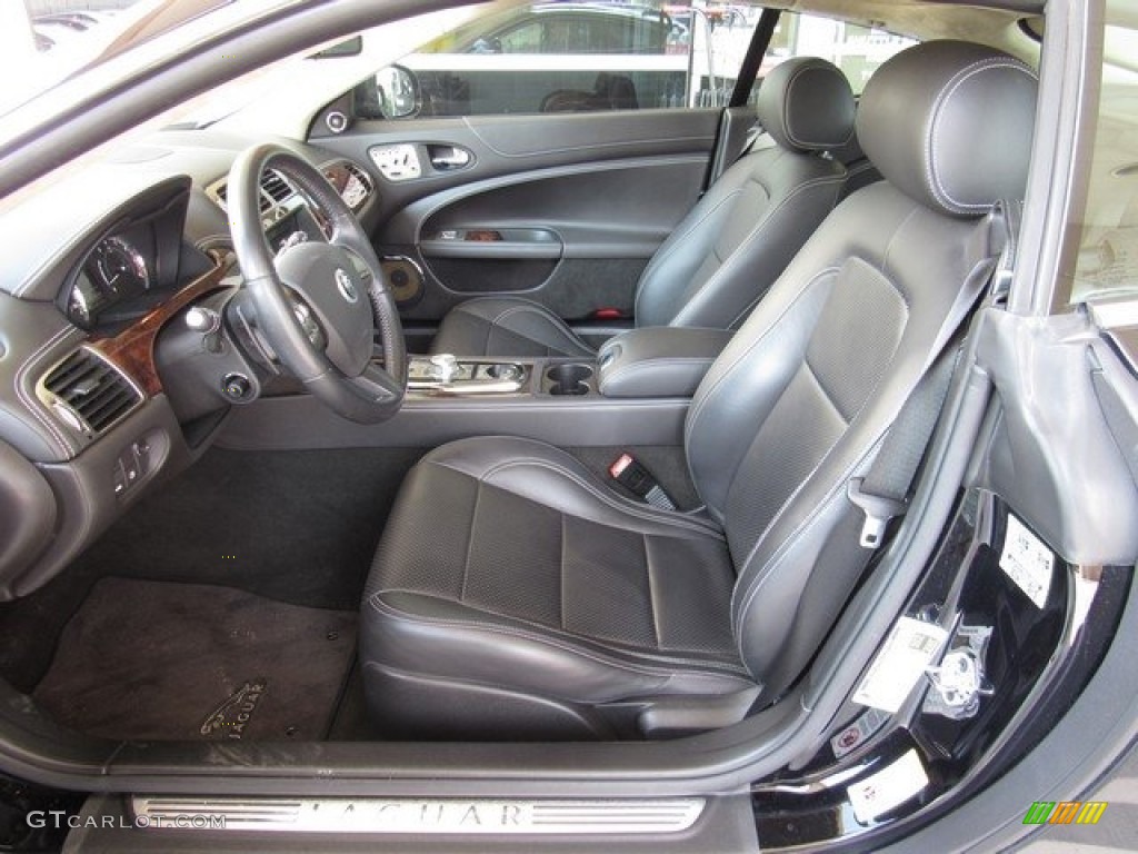 2011 XK XK Coupe - Ebony Black / Warm Charcoal/Warm Charcoal photo #10