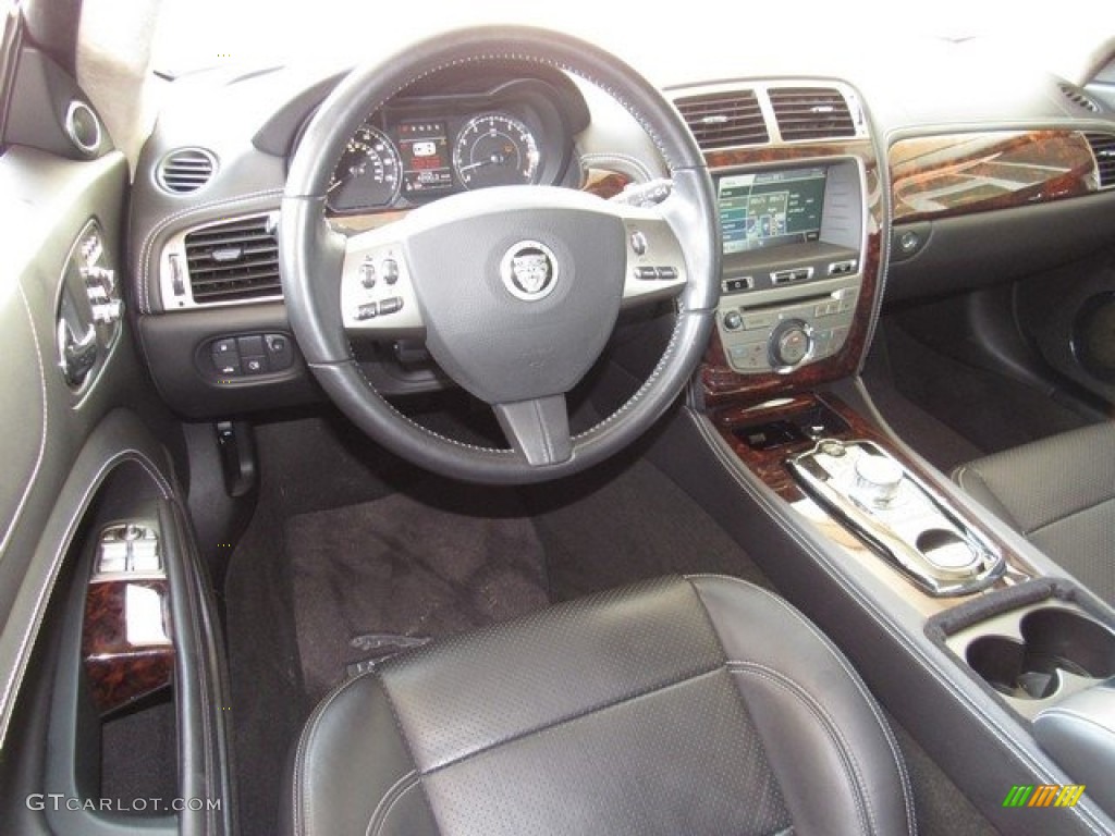 2011 XK XK Coupe - Ebony Black / Warm Charcoal/Warm Charcoal photo #11