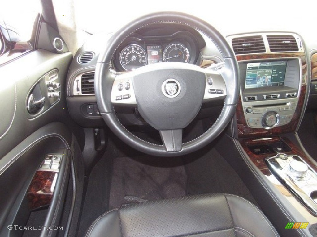2011 XK XK Coupe - Ebony Black / Warm Charcoal/Warm Charcoal photo #12