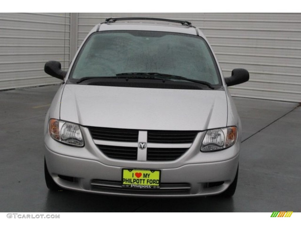 2007 Caravan SXT - Bright Silver Metallic / Medium Slate Gray photo #2