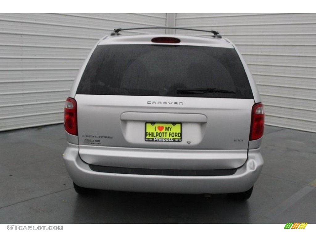 2007 Caravan SXT - Bright Silver Metallic / Medium Slate Gray photo #8