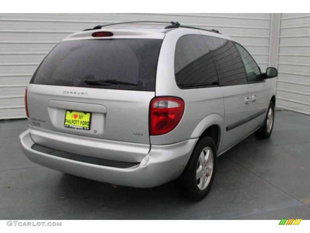 2007 Caravan SXT - Bright Silver Metallic / Medium Slate Gray photo #9