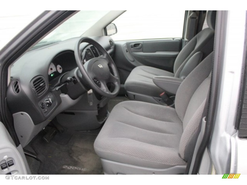 2007 Caravan SXT - Bright Silver Metallic / Medium Slate Gray photo #14