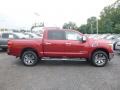 2017 Cayenne Red Nissan Titan SL Crew Cab 4x4  photo #7