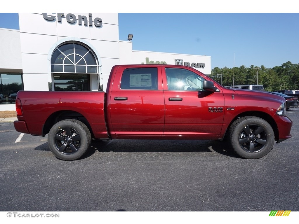 2017 1500 Express Crew Cab - Delmonico Red Pearl / Black/Diesel Gray photo #8