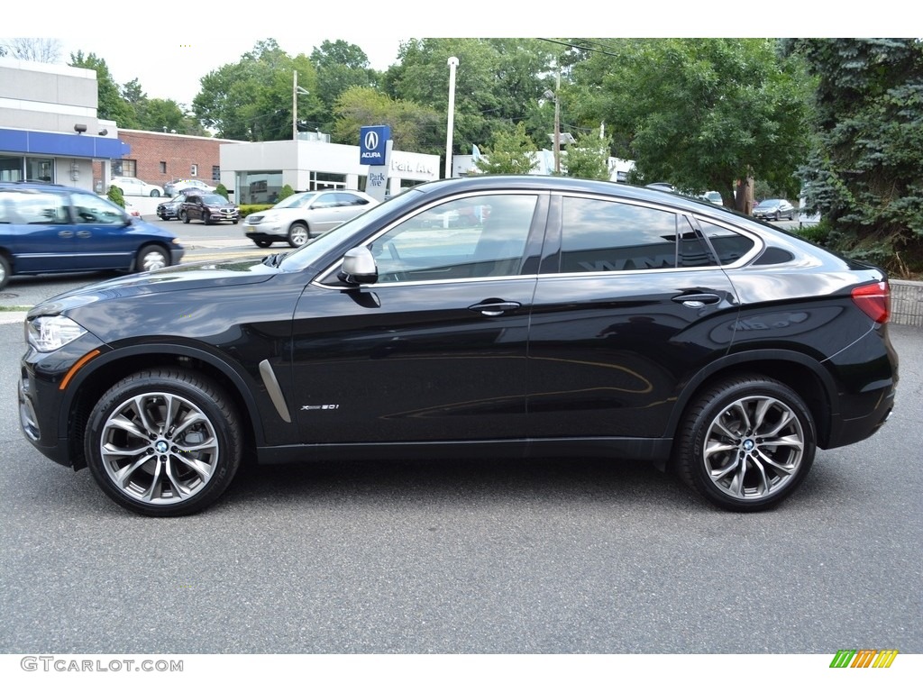 2017 X6 xDrive50i - Jet Black / Terra photo #5