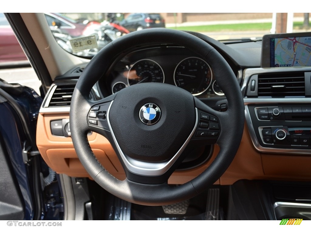 2015 3 Series 328i xDrive Sedan - Imperial Blue Metallic / Saddle Brown photo #18