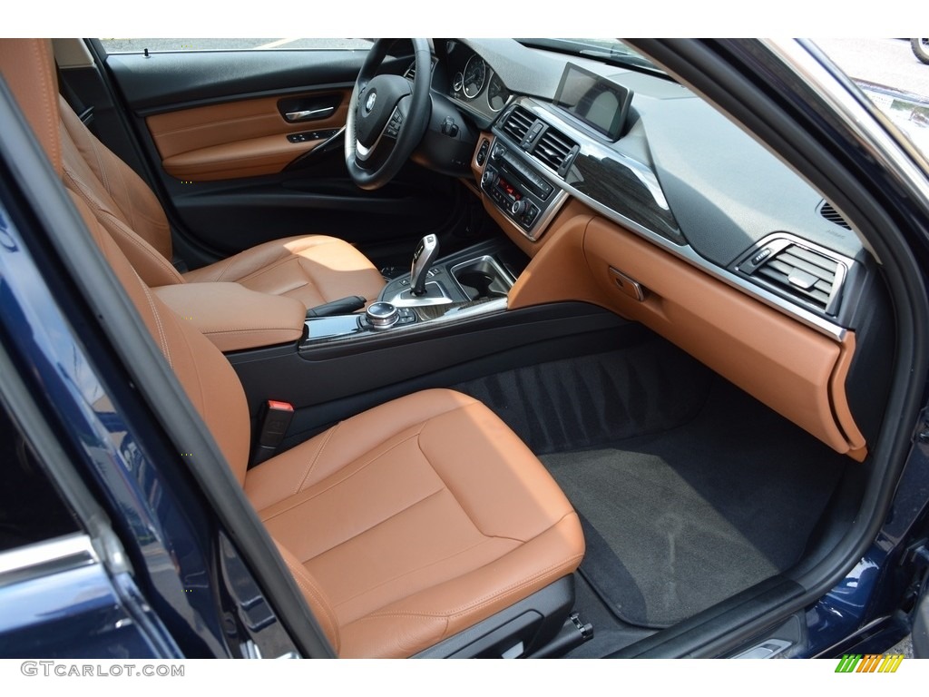 2015 3 Series 328i xDrive Sedan - Imperial Blue Metallic / Saddle Brown photo #27