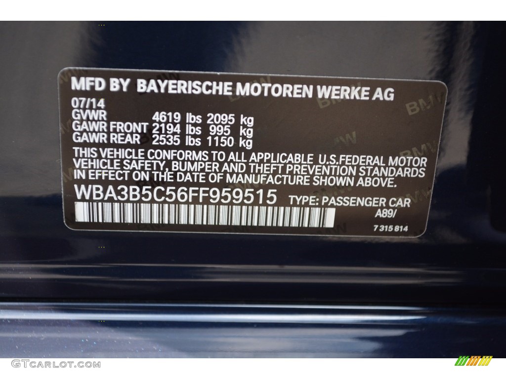 2015 3 Series 328i xDrive Sedan - Imperial Blue Metallic / Saddle Brown photo #34