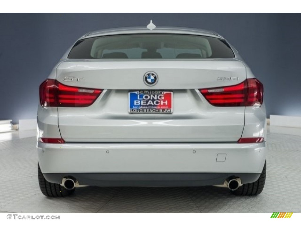 2017 5 Series 535i Gran Turismo - Glacier Silver Metallic / Black photo #3