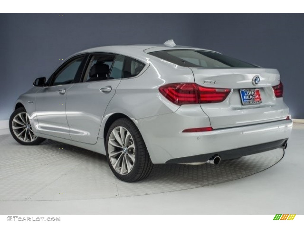 2017 5 Series 535i Gran Turismo - Glacier Silver Metallic / Black photo #10