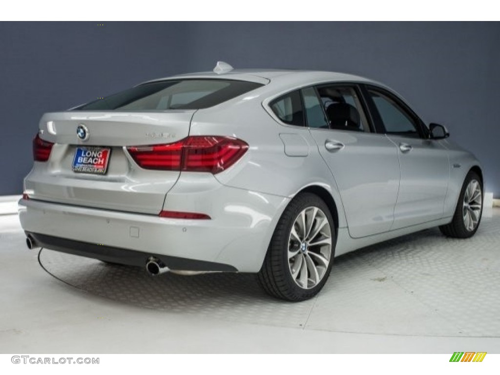 2017 5 Series 535i Gran Turismo - Glacier Silver Metallic / Black photo #11