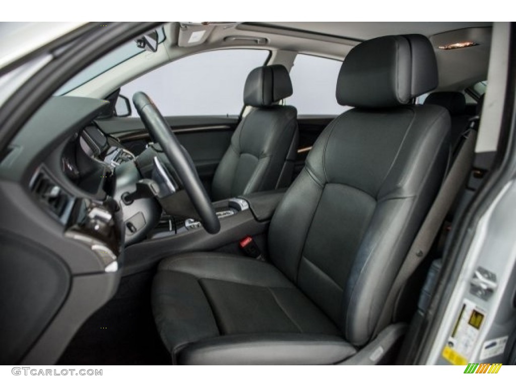 Black Interior 2017 BMW 5 Series 535i Gran Turismo Photo #122602052