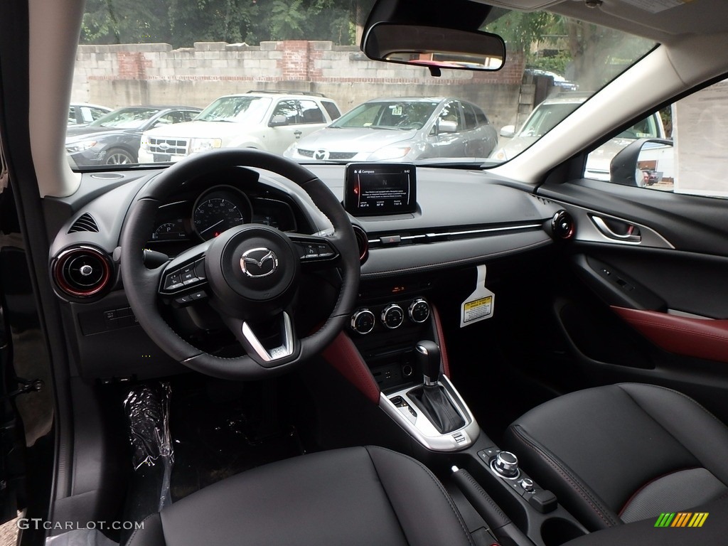 Black Interior 2018 Mazda CX-3 Touring AWD Photo #122603843