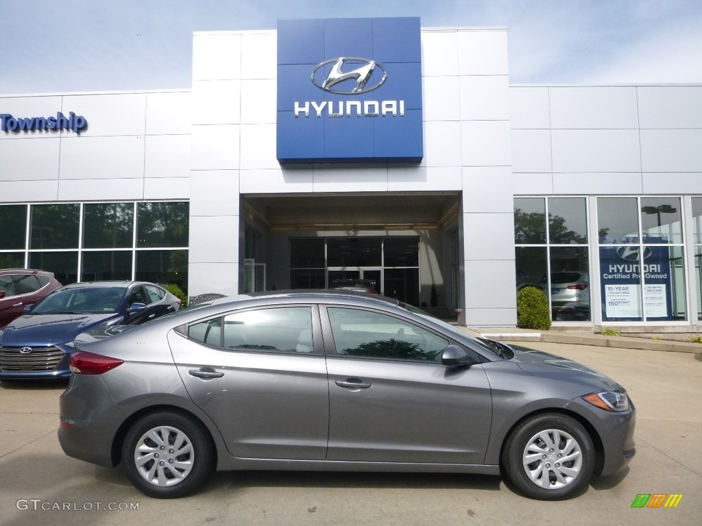 Galactic Gray Hyundai Elantra