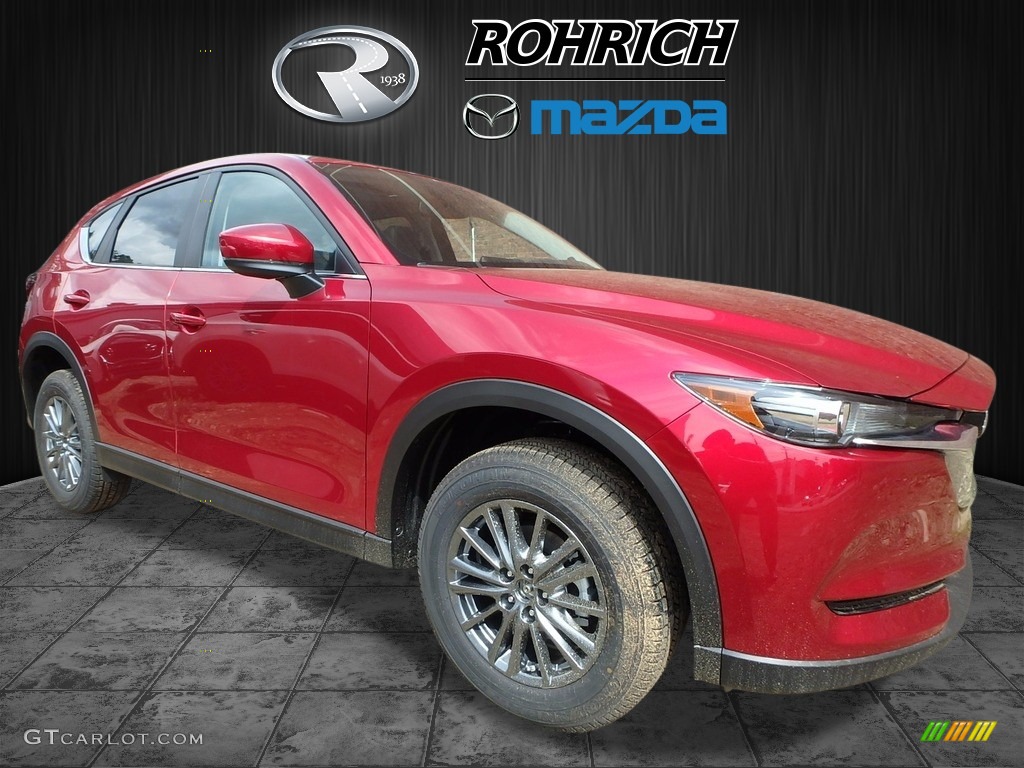 2017 CX-5 Touring AWD - Soul Red Metallic / Black photo #1