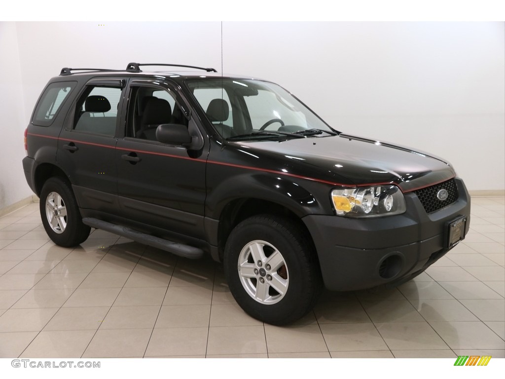 2006 Escape XLS 4WD - Black / Medium/Dark Flint photo #1