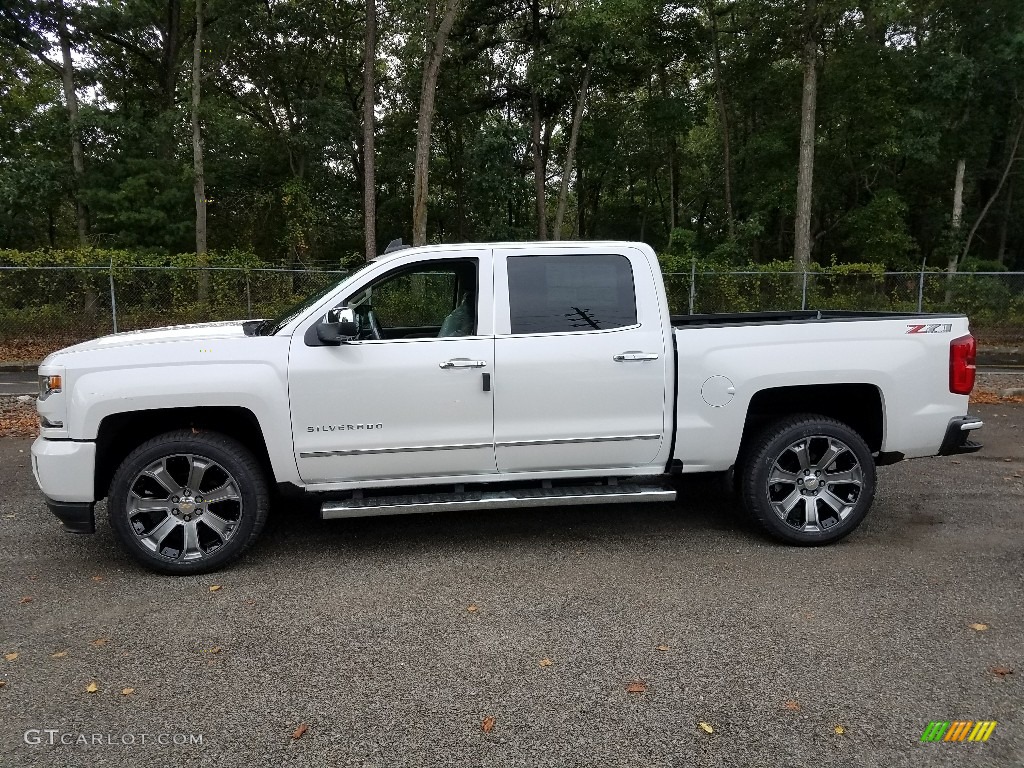 2018 Silverado 1500 LTZ Crew Cab 4x4 - Iridescent Pearl Tricoat / Cocoa Dune photo #3