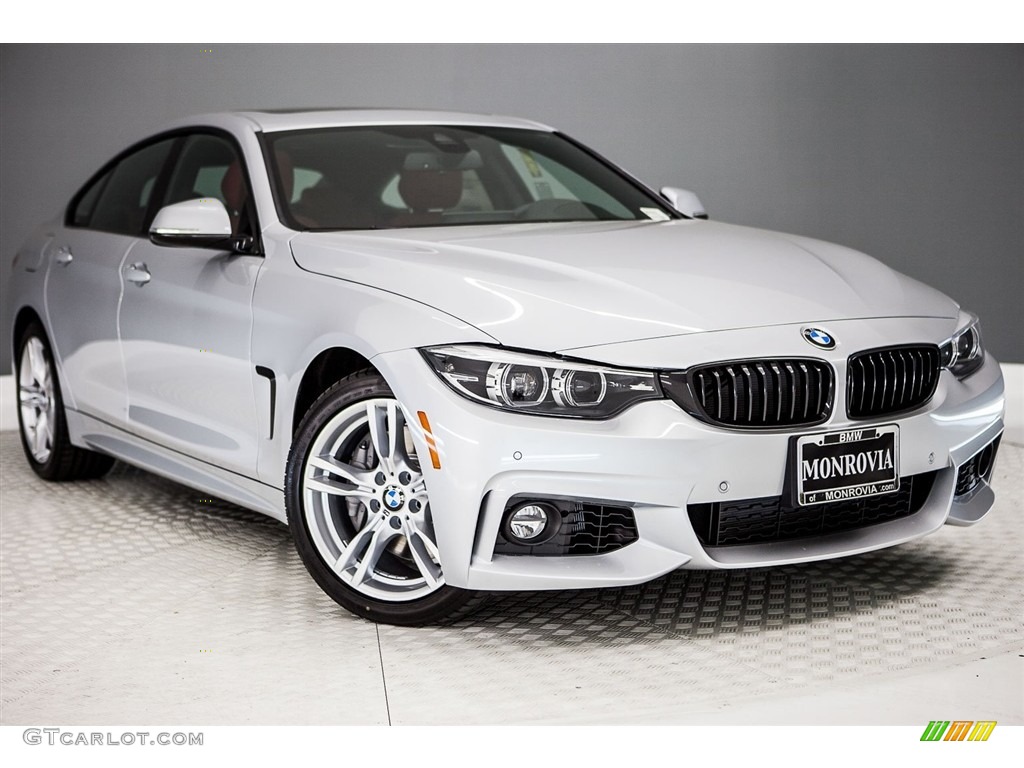 Glacier Silver Metallic 2018 BMW 4 Series 440i Gran Coupe Exterior Photo #122608841