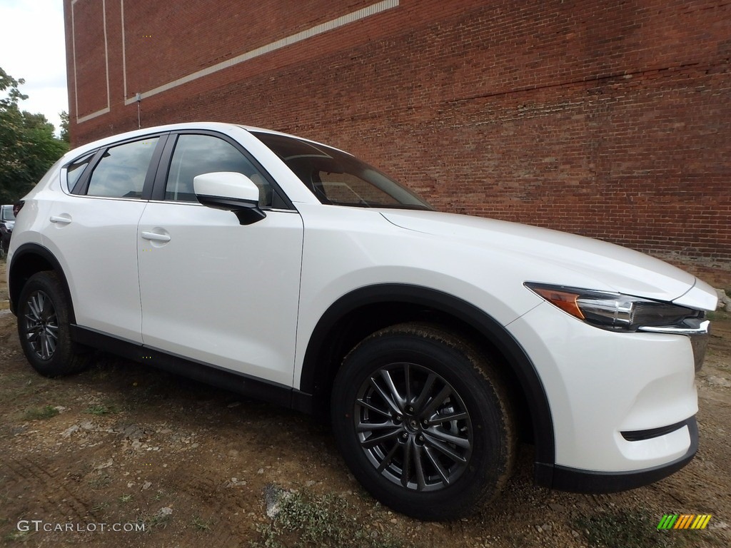 2017 CX-5 Sport AWD - Crystal White Pearl / Black photo #1