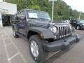 2017 Granite Crystal Metallic Jeep Wrangler Unlimited Sport 4x4  photo #7