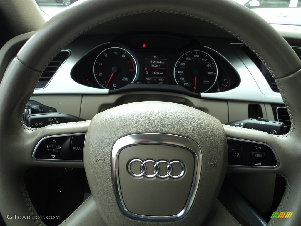 2012 A4 2.0T quattro Sedan - Glacier White Metallic / Cardamom Beige photo #14