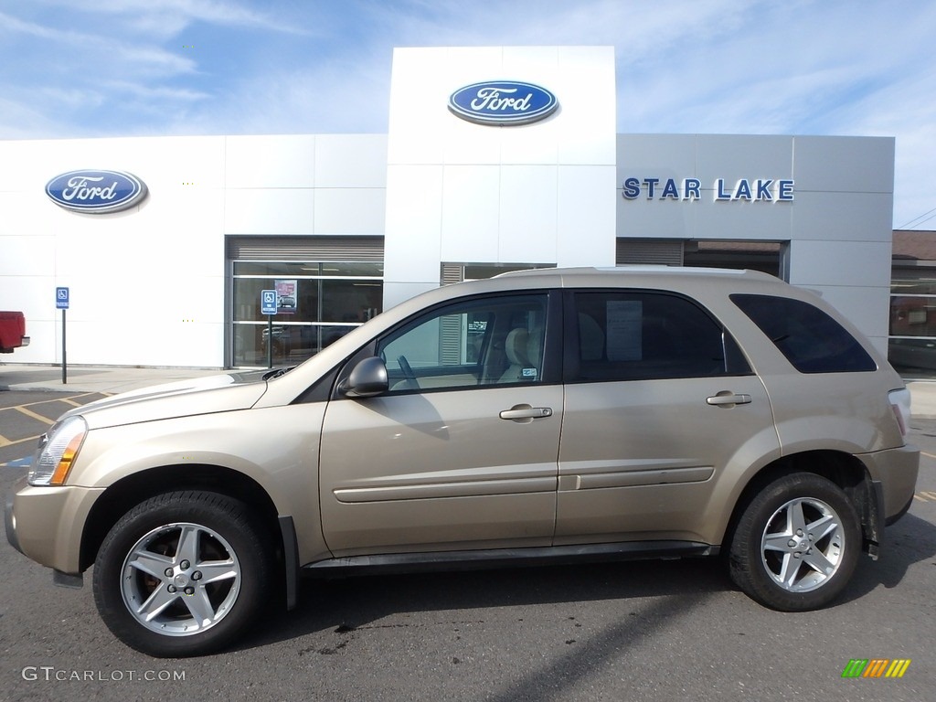 2005 Equinox LT AWD - Sandstone Metallic / Light Cashmere photo #1