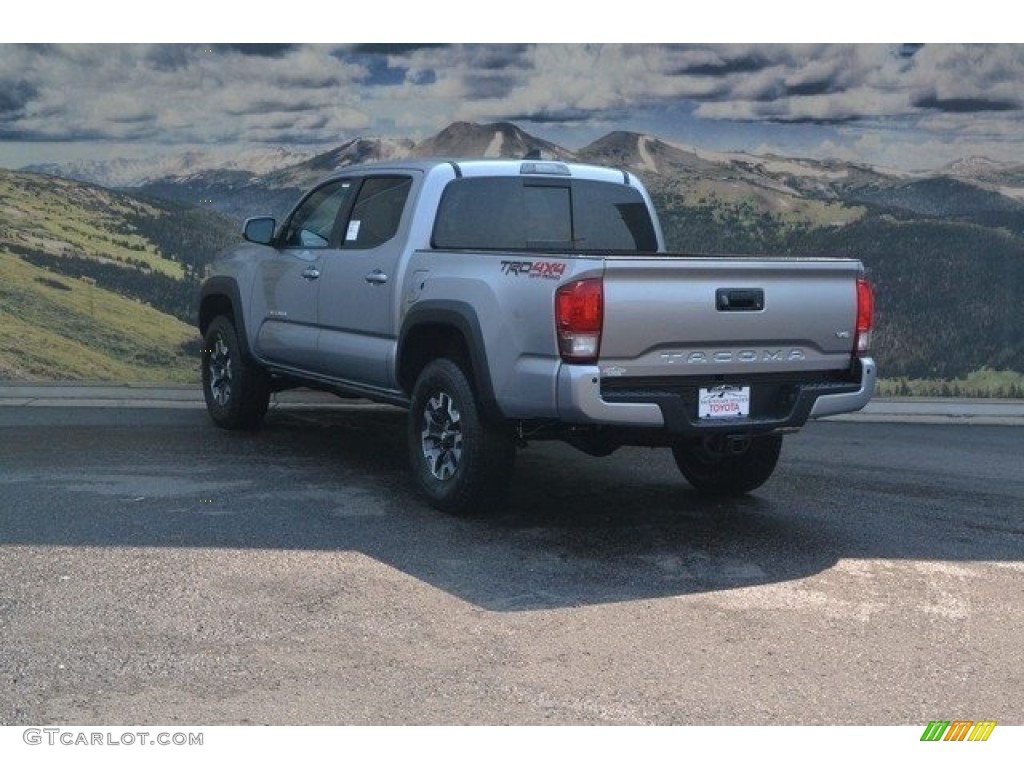 2017 Tacoma TRD Off Road Double Cab 4x4 - Silver Sky Metallic / TRD Graphite photo #3