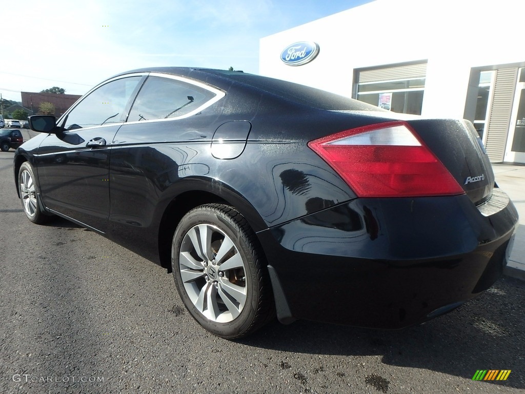 2008 Accord EX-L Coupe - Nighthawk Black Pearl / Black photo #7