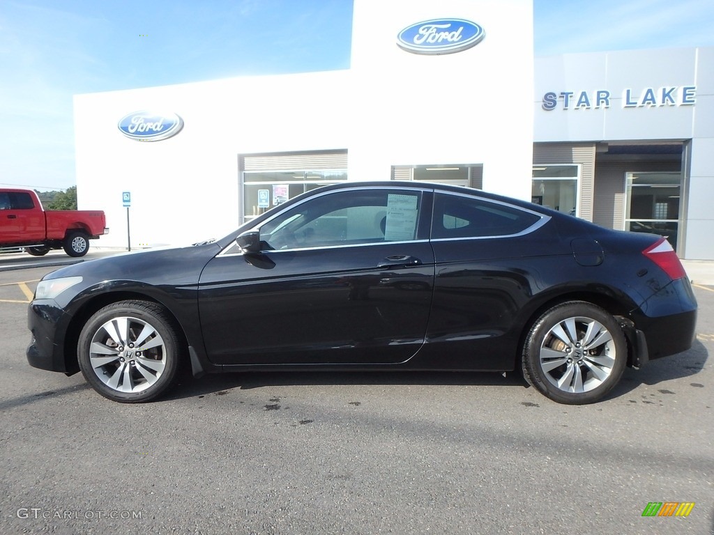 2008 Accord EX-L Coupe - Nighthawk Black Pearl / Black photo #8