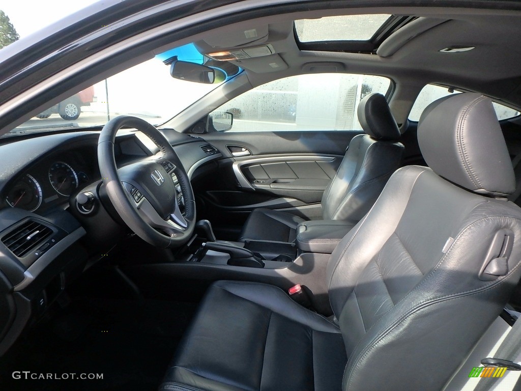 2008 Accord EX-L Coupe - Nighthawk Black Pearl / Black photo #9