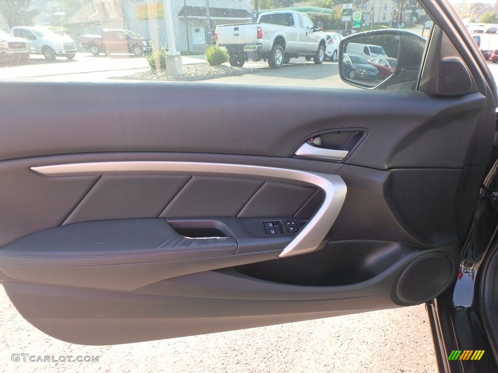 2008 Accord EX-L Coupe - Nighthawk Black Pearl / Black photo #12